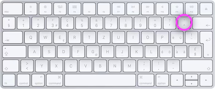 le backtick sur un clavier Apple suisse